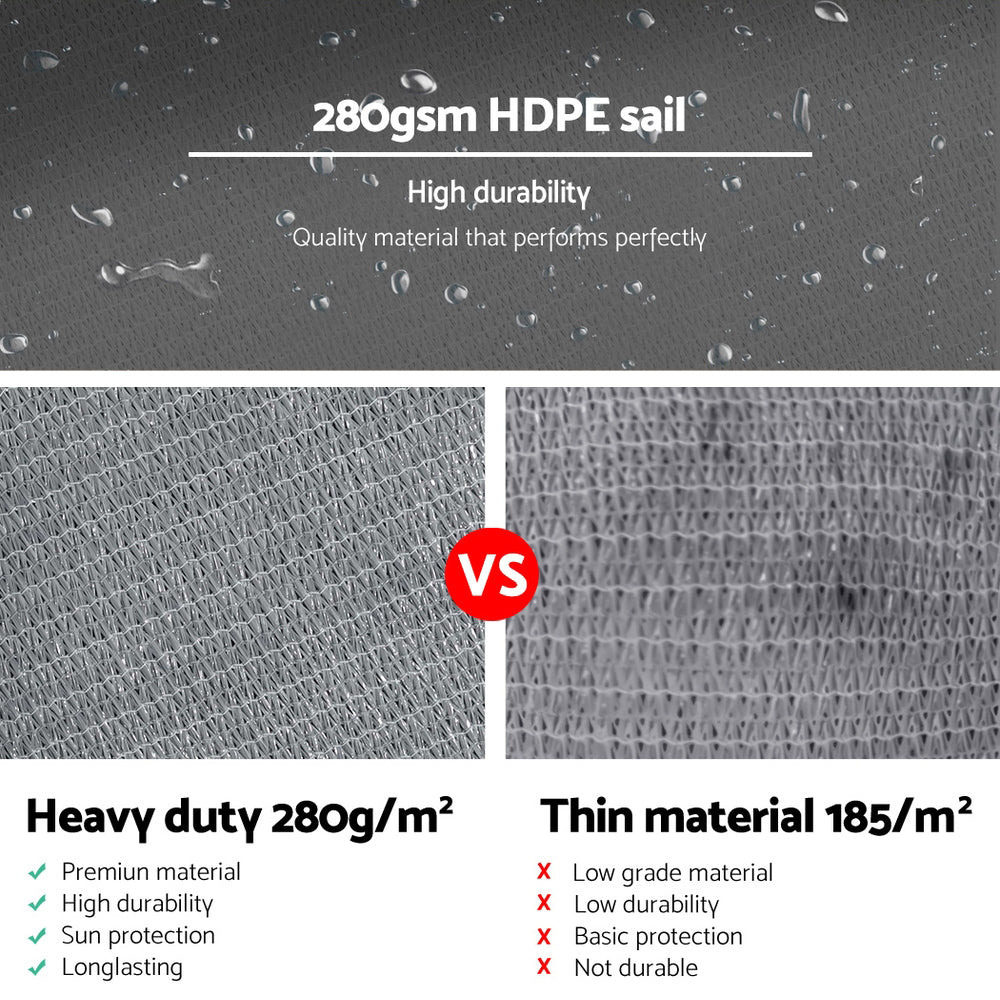 instahut-sun-shade-sail-cloth-shadecloth-outdoor-canopy-triangle-280gsm-6x6x6m at www.mallsonline.com.au