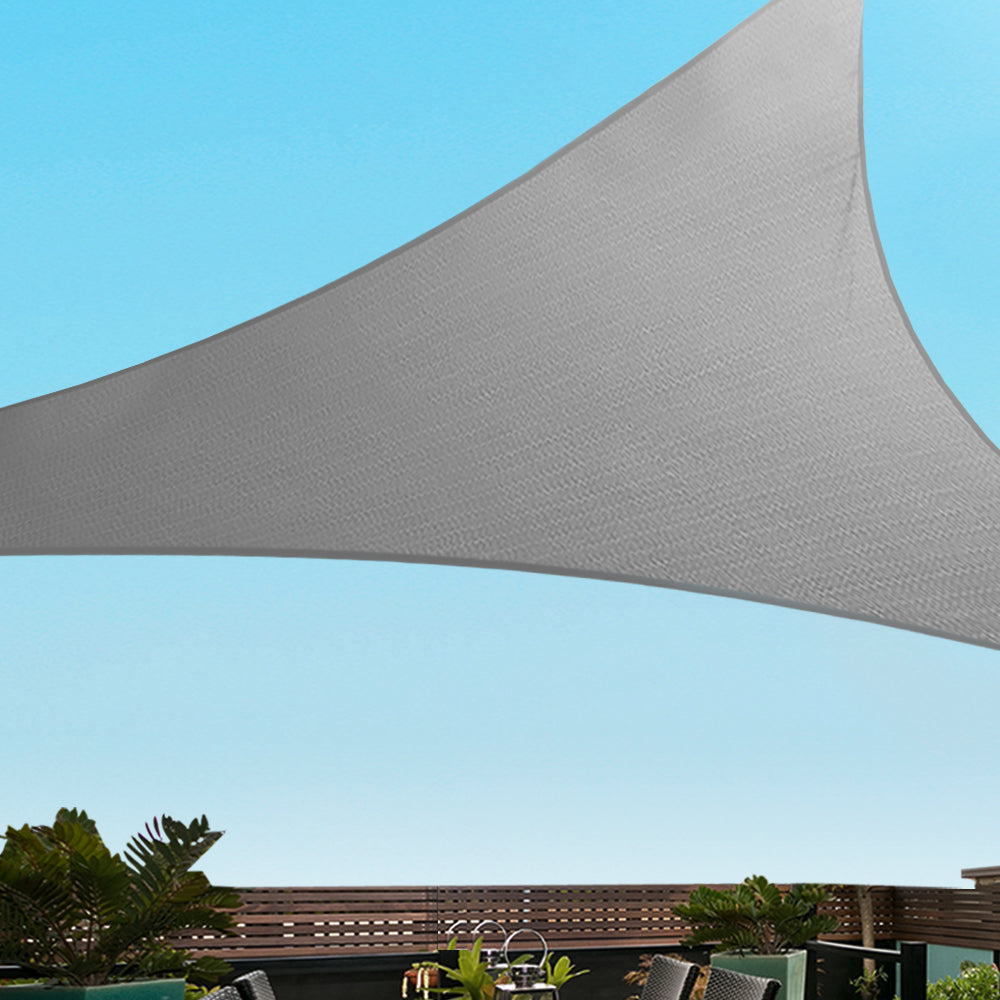 instahut-sun-shade-sail-cloth-shadecloth-outdoor-canopy-triangle-280gsm-6x6x6m at www.mallsonline.com.au