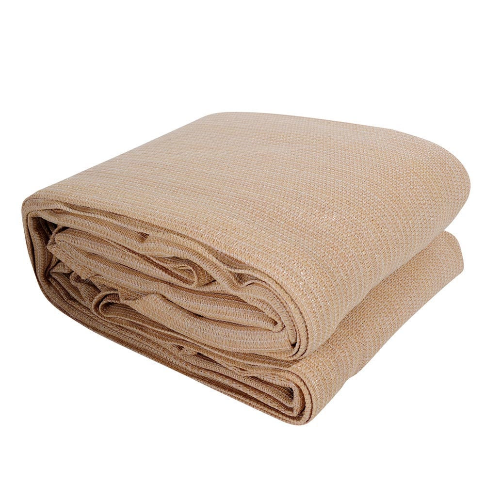 instahut-sun-shade-sail-cloth-shadecloth-rectangle-heavy-duty-sand-canopy-3x6m www.mallsonline.com.au