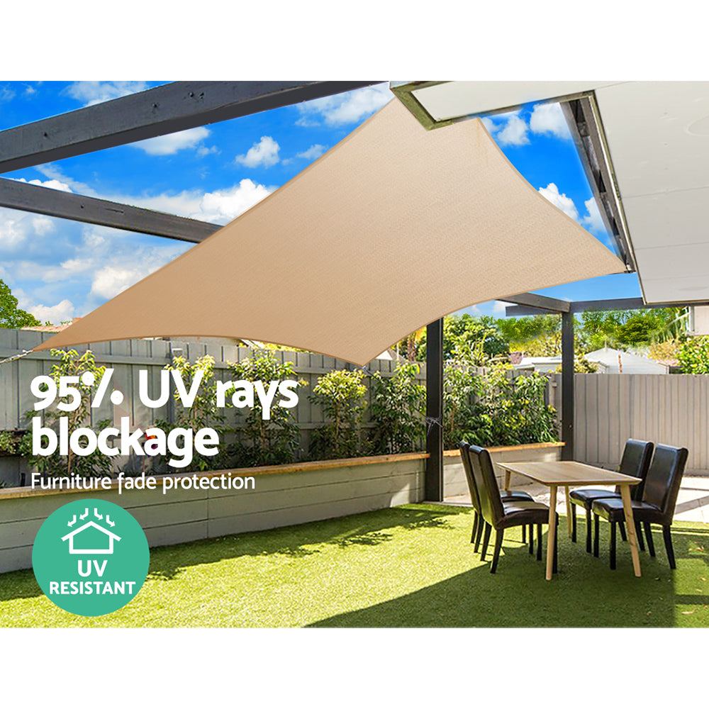 instahut-4-x-6m-waterproof-rectangle-shade-sail-cloth-sand-beige at www.mallsonline.com.au