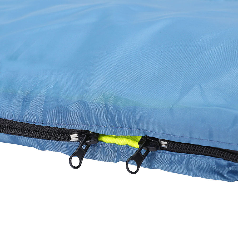 weisshorn-sleeping-bag-double-bags-thermal-camping-hiking-tent-grey-5-c at www.mallsonline.com.au