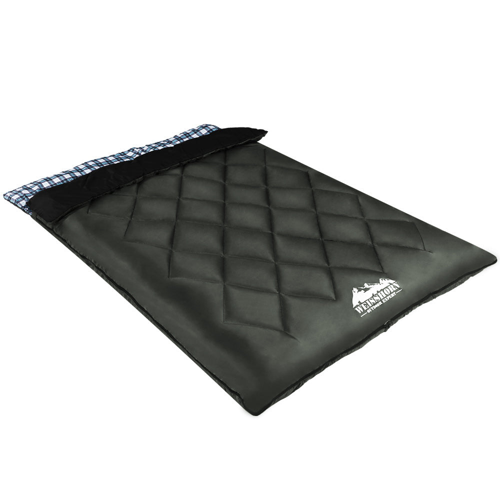 weisshorn-sleeping-bag-camping-hiking-tent-outdoor-comfort-5-degree-grey at www.mallsonline.com.au