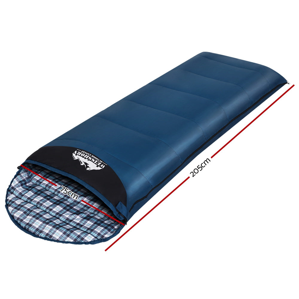 weisshorn-sleeping-bag-single-camping-hiking-winter-thermal at www.mallsonline.com.au