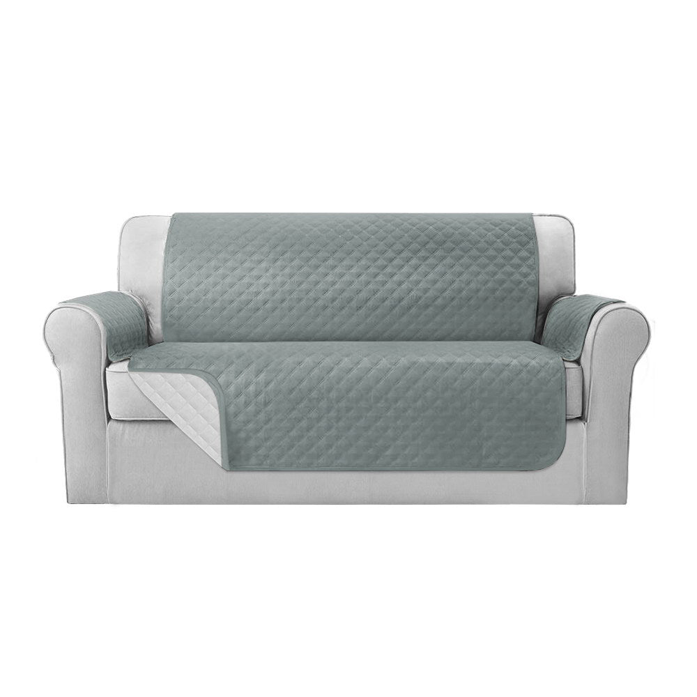 artiss-sofa-cover-quilted-couch-covers-100-water-resistant-3-seater-grey at www.mallsonline.com.au