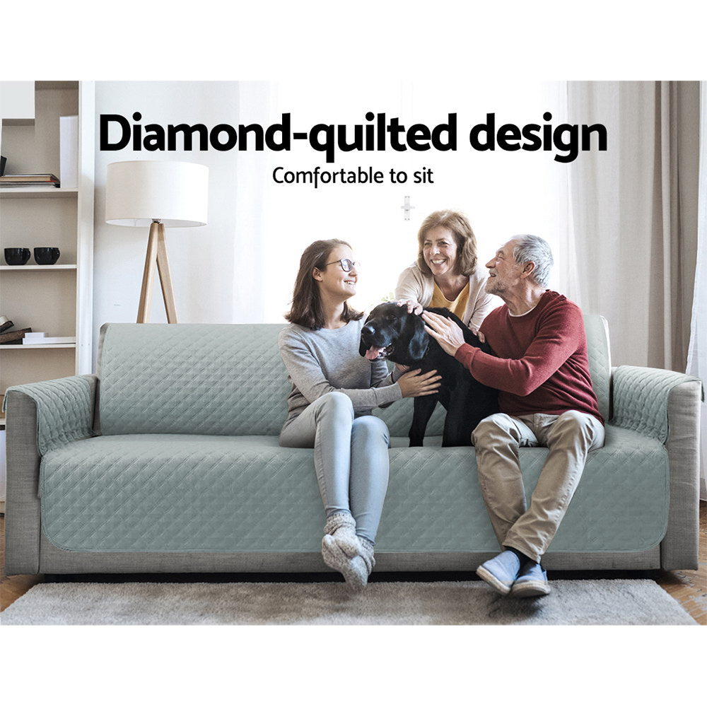 artiss-sofa-cover-quilted-couch-covers-100-water-resistant-3-seater-grey at www.mallsonline.com.au