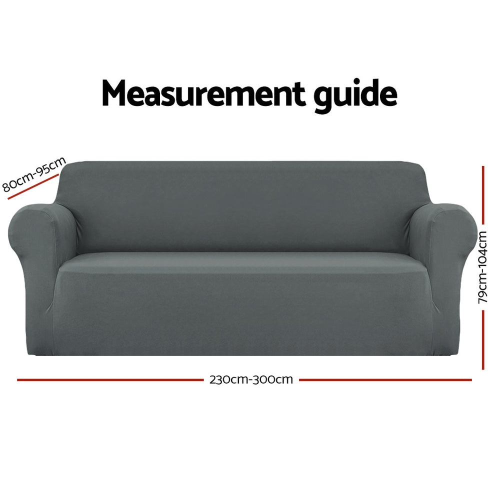 artiss-sofa-cover-elastic-stretchable-couch-covers-grey-4-seater at www.mallsonline.com.au