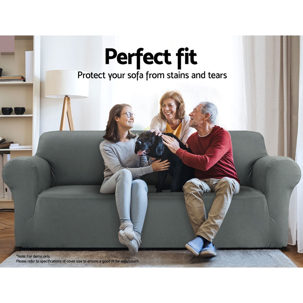 artiss-sofa-cover-elastic-stretchable-couch-covers-grey-4-seater at www.mallsonline.com.au