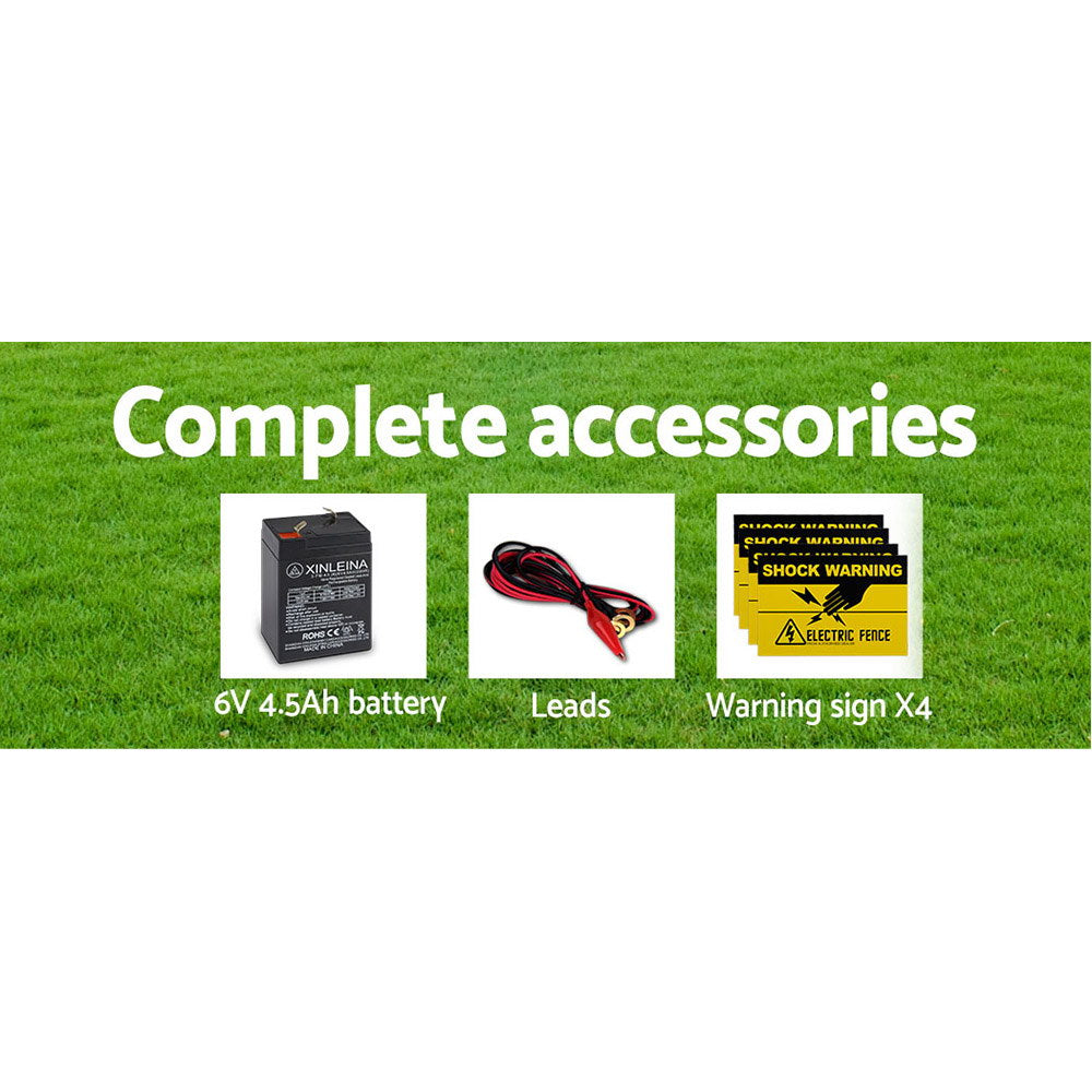 giantz-3km-solar-electric-fence-charger-energiser www.mallsonline.com.au