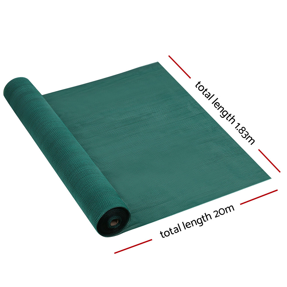 instahut-1-83x20m-30-uv-shade-cloth-shadecloth-sail-garden-mesh-roll-outdoor-green at www.mallsonline.com.au