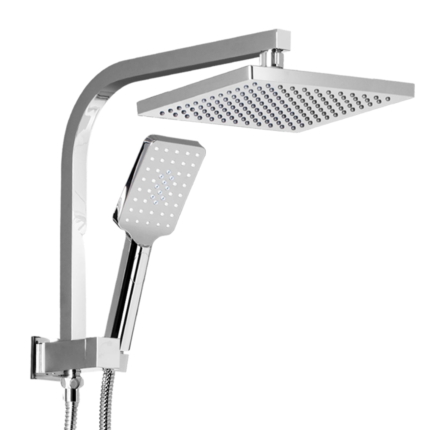 cefito-wels-8-rain-shower-head-set-square-handheld-high-pressure-wall-chrome at www.mallsonline.com.au