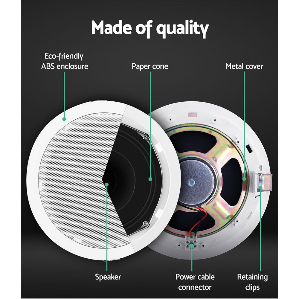 2-x-6-in-ceiling-speakers-home-80w-speaker-theatre-stereo-outdoor-multi-room at www.mallsonline.com.au