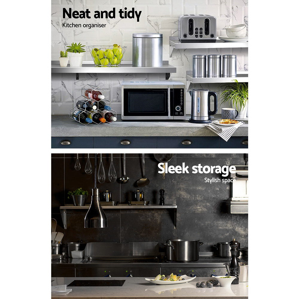 cefito-900mm-stainless-steel-wall-shelf-kitchen-shelves-rack-mounted-display-shelving www.mallsonline.com.au