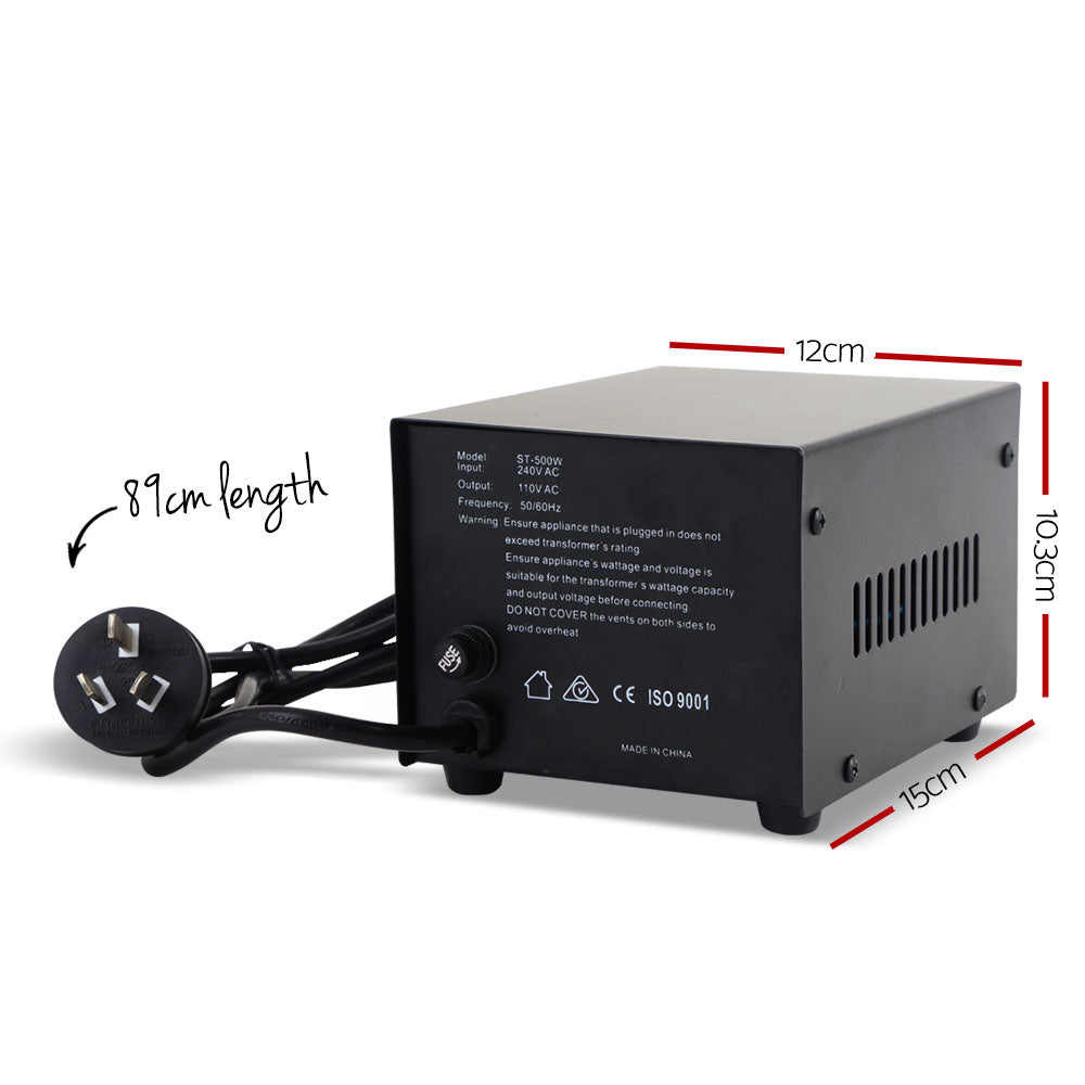 giantz-stepdown-transformer-500w-240v-to-110v at www.mallsonline.com.au