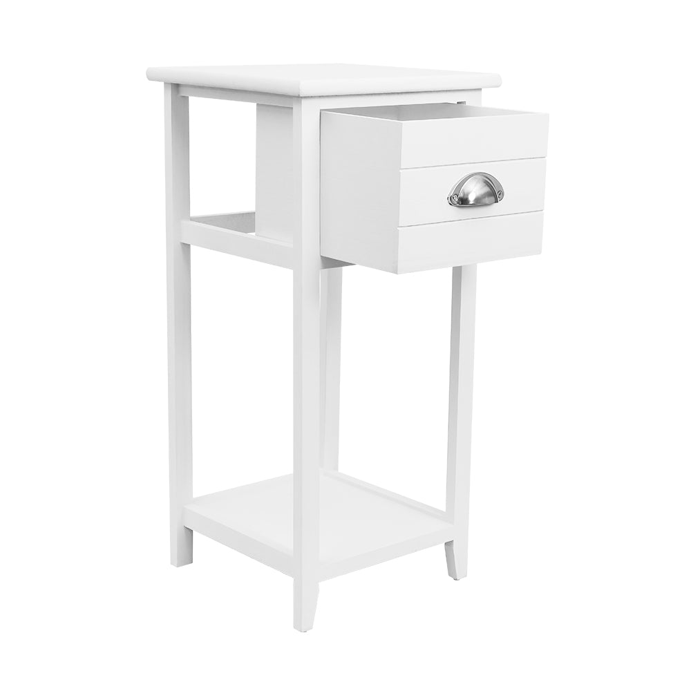 artiss-bedside-table-nightstand-drawer-storage-cabinet-lamp-side-shelf-white at www.mallsonline.com.au