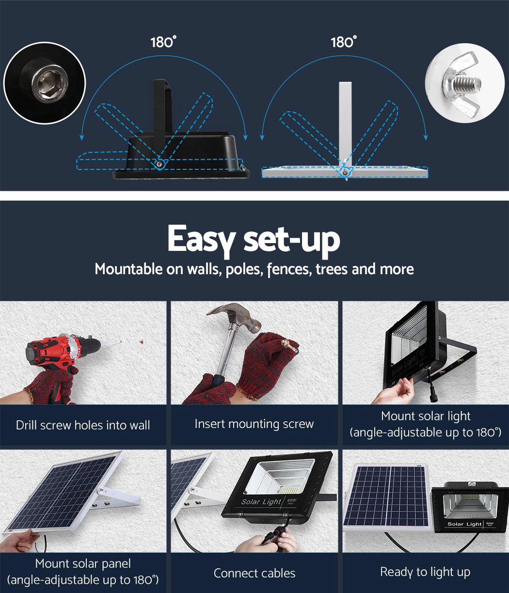 led-solar-lights-street-flood-light-remote-outdoor-garden-security-lamp-60w at www.mallsonline.com.au