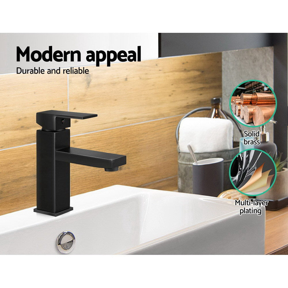 cefito-basin-mixer-tap-faucet-bathroom-vanity-counter-top-wels-standard-brass-black at www.mallsonline.com.au