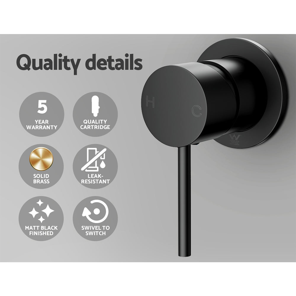cefito-bathroom-mixer-shower-wall-tap-faucet-basin-sink-bathtub-brass-black at www.mallsonline.com.au