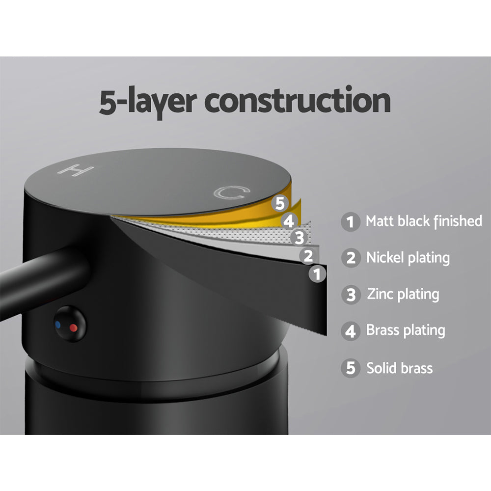 cefito-bathroom-mixer-shower-wall-tap-faucet-basin-sink-bathtub-brass-black at www.mallsonline.com.au