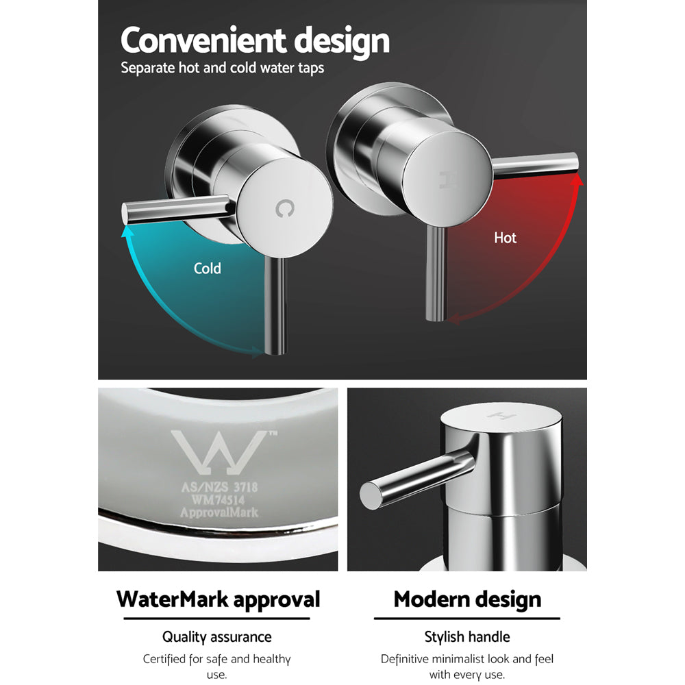 cefito-bathroom-tap-shower-twin-tap-faucet-basin-sink-bath-swivel-chrome at www.mallsonline.com.au
