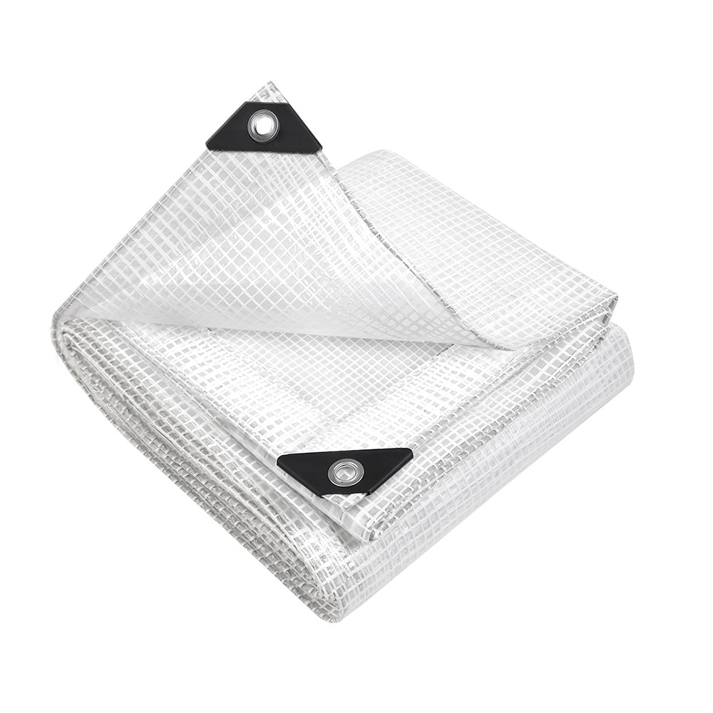 instahut-4x7m-tarp-camping-tarps-poly-tarpaulin-heavy-duty-cover-135gsm-clear at www.mallsonline.com.au