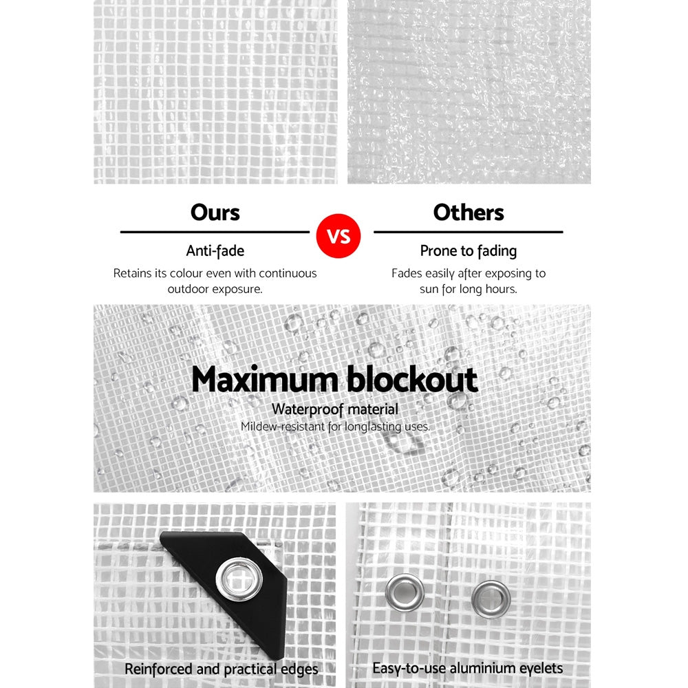 instahut-4x7m-tarp-camping-tarps-poly-tarpaulin-heavy-duty-cover-135gsm-clear at www.mallsonline.com.au