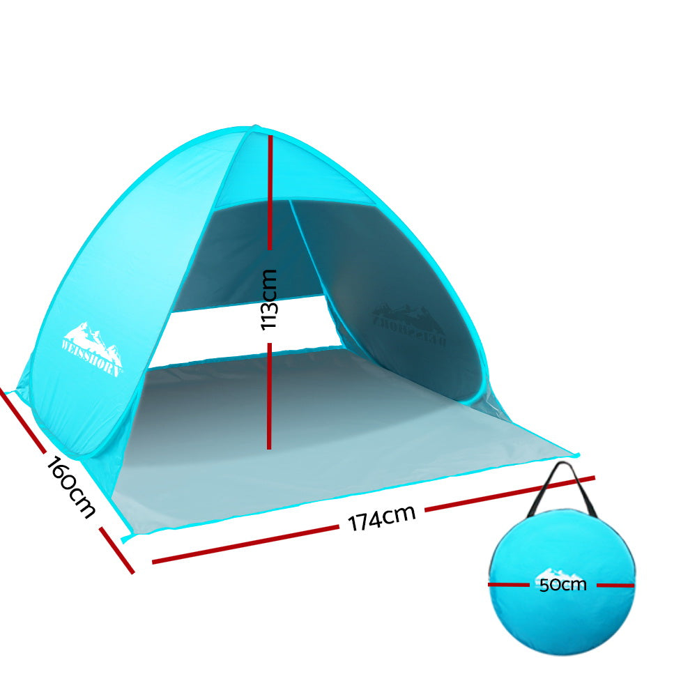 weisshorn-pop-up-beach-tent-camping-hiking-3-person-sun-shade-fishing-shelter at www.mallsonline.com.au