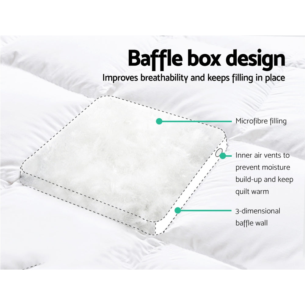 giselle-queen-mattress-topper-pillowtop-1000gsm-microfibre-filling-protector at www.mallsonline.com.au