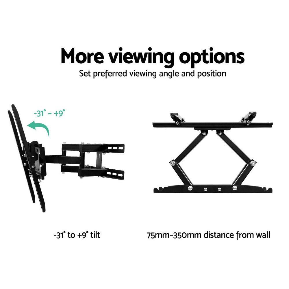 artiss-tv-wall-mount-bracket-tilt-swivel-full-motion-flat-slim-led-lcd-23-32-42-50-55-inch at www.mallsonline.com.au