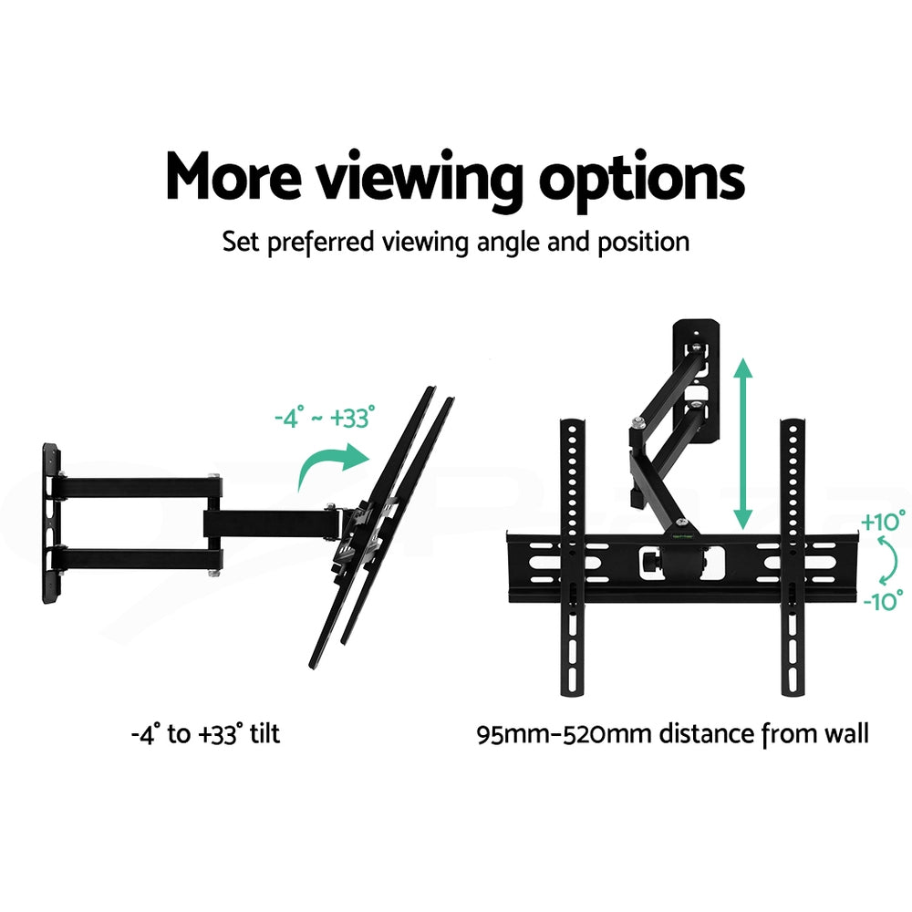 artiss-tv-wall-mount-bracket-tilt-swivel-full-motion-flat-slim-led-lcd-23-inch-to-55-inch at www.mallsonline.com.au