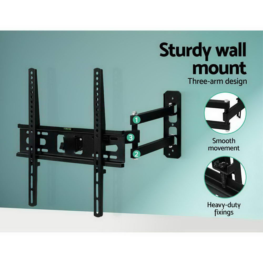artiss-tv-wall-mount-bracket-tilt-swivel-full-motion-flat-slim-led-lcd-23-inch-to-55-inch at www.mallsonline.com.au