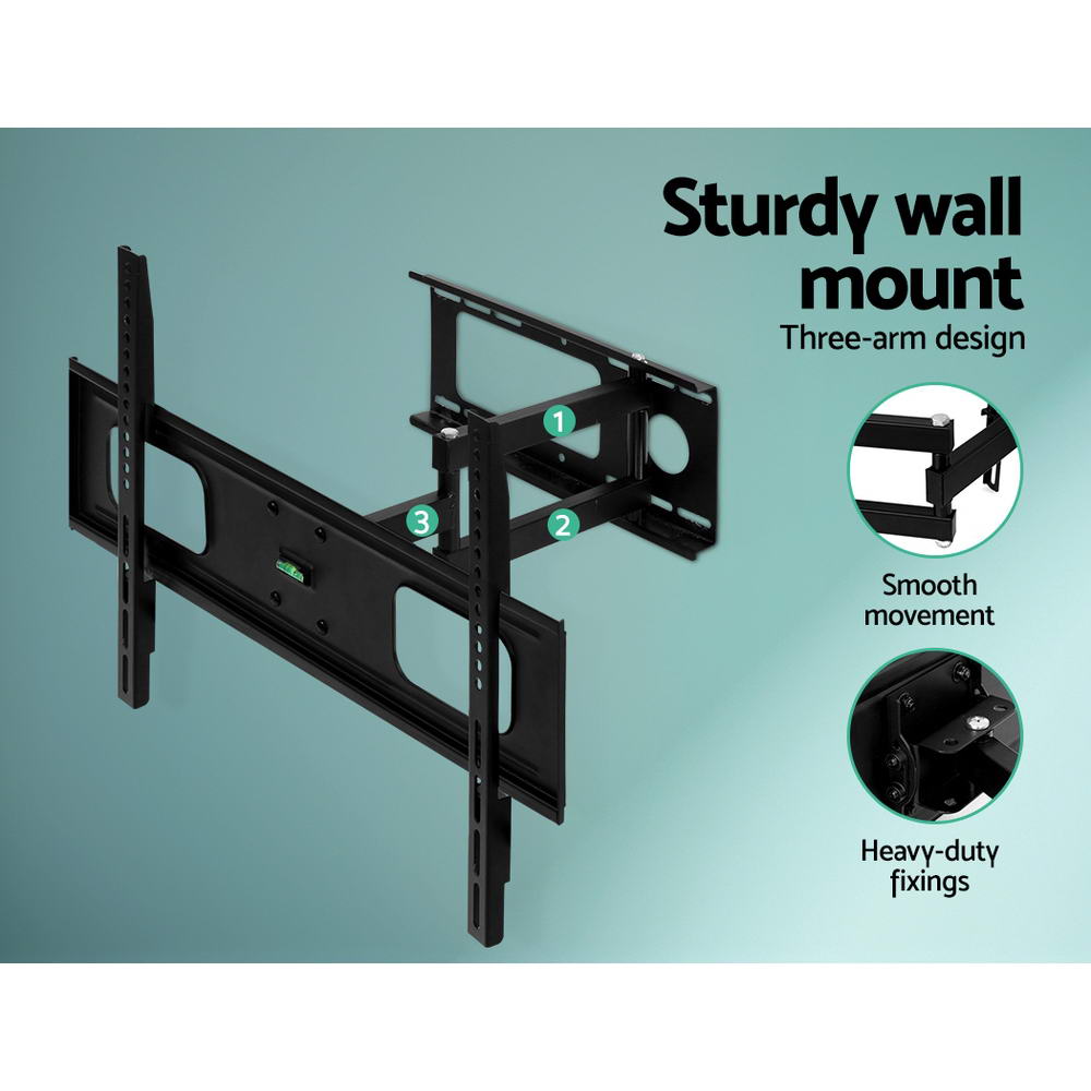 artiss-full-motion-tv-wall-mount-bracket-swivel-led-lcd-plasma-vesa-32-70-inch at www.mallsonline.com.au