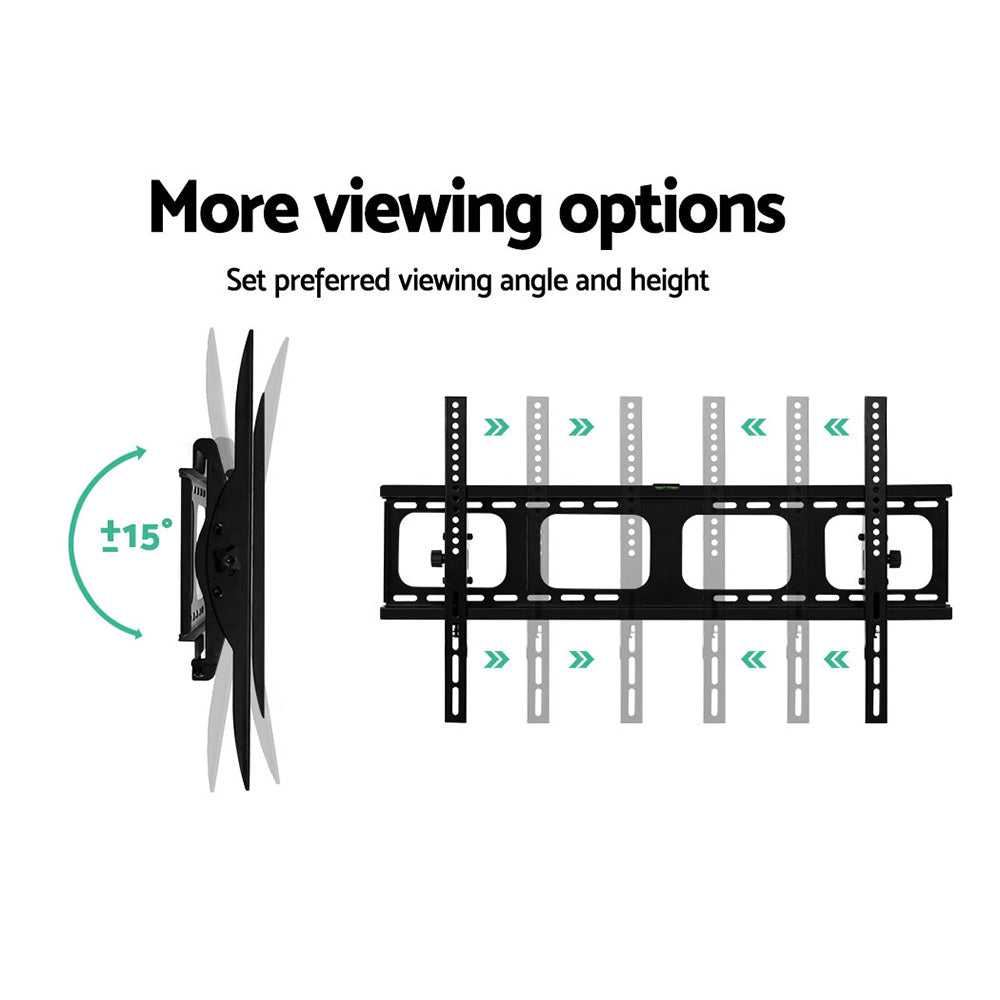 artiss-tv-wall-mount-bracket-tilt-flat-slim-led-lcd-plasma-42-55-65-75-90-inch at www.mallsonline.com.au