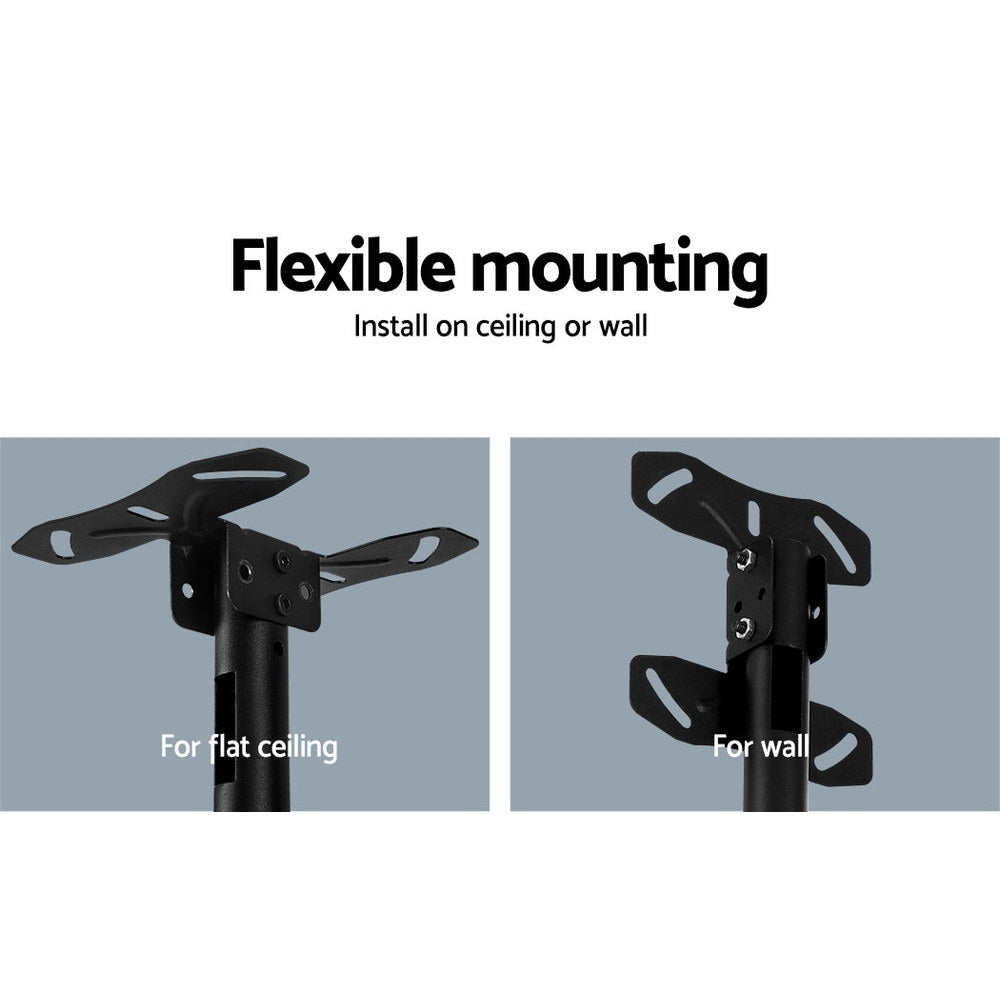 artiss-tv-wall-ceiling-mount-bracket-full-motion-tilt-swivel-32-42-50-55-60-65-70-75-inch at www.mallsonline.com.au