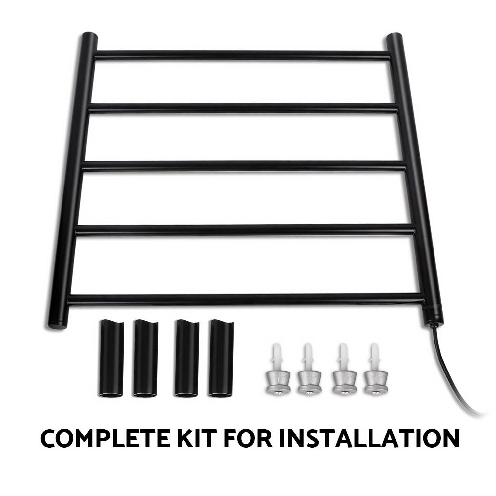 devanti-heated-towel-rail-electric-warmer-heater-rails-holder-rack-wall-mounted at www.mallsonline.com.au