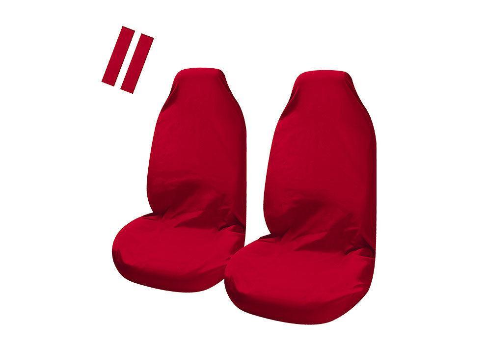 universal-pulse-throwover-front-seat-covers-bonus-seat-belt-buddies-red at www.mallsonline.com.au