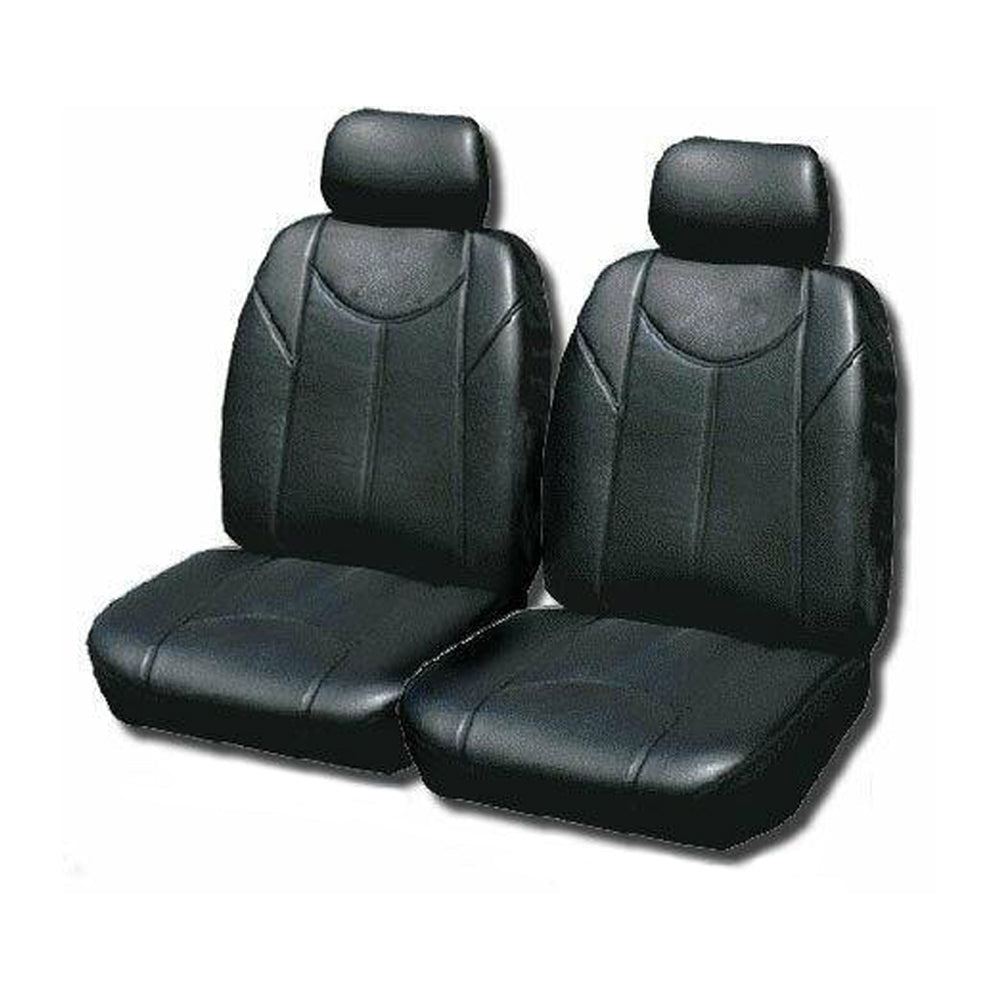 leather-look-car-seat-covers-for-mitsubishi-triton-dual-cab-2006-2020-grey at www.mallsonline.com.au