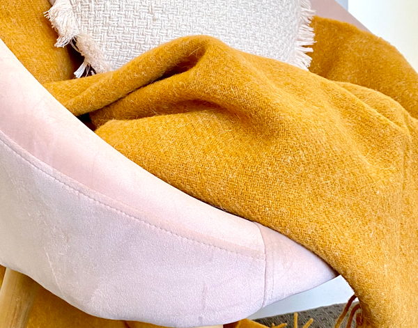 brighton-throw-100-nz-wool-mustard www.mallsonline.com.au