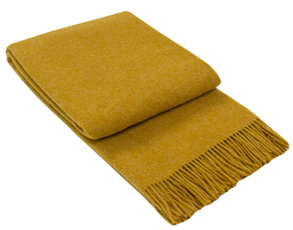 brighton-throw-100-nz-wool-mustard www.mallsonline.com.au