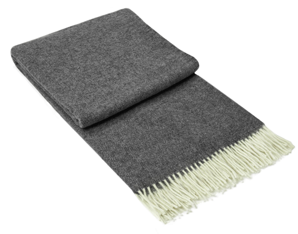hampton-throw-merino-wool-blend-dark-grey www.mallsonline.com.au