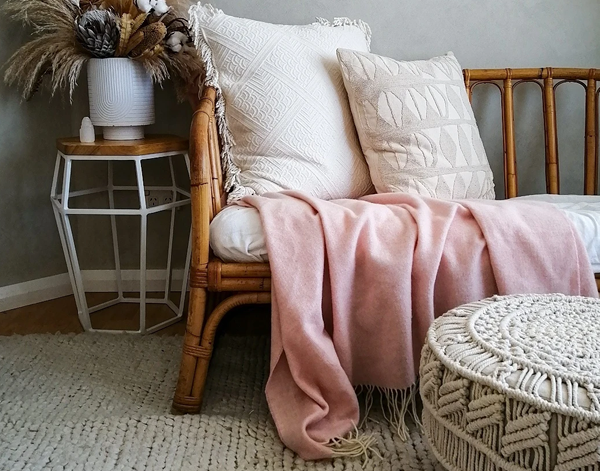 kensington-throw-10-cashmere-90-super-fine-merino-wool-blush www.mallsonline.com.au