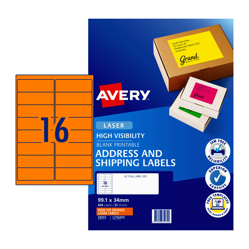 avery-laser-label-org-l7162-16up-pack-of-25 at www.mallsonline.com.au