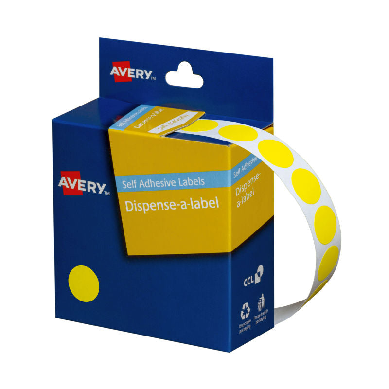 avery-display-ylw-14mm-roll1050 at www.mallsonline.com.au