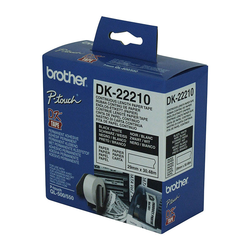 brother-white-cont-paper-roll-direct-thermal-roll-2-9x-30-5m www.mallsonline.com.au