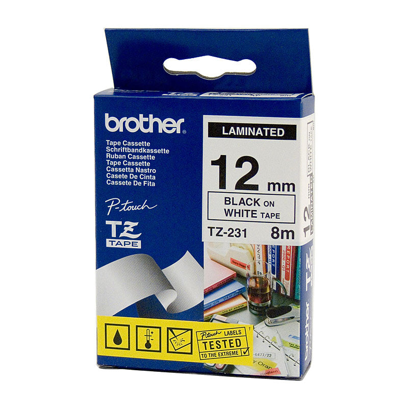 brother-tze231-labelling-tape www.mallsonline.com.au