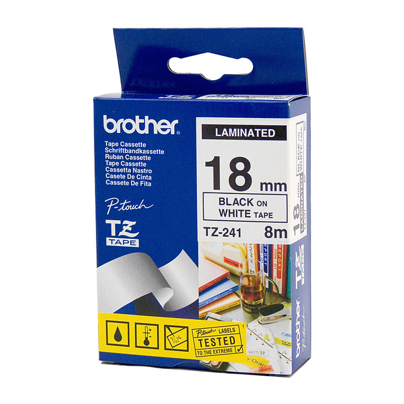 brother-tze241-labelling-tape www.mallsonline.com.au