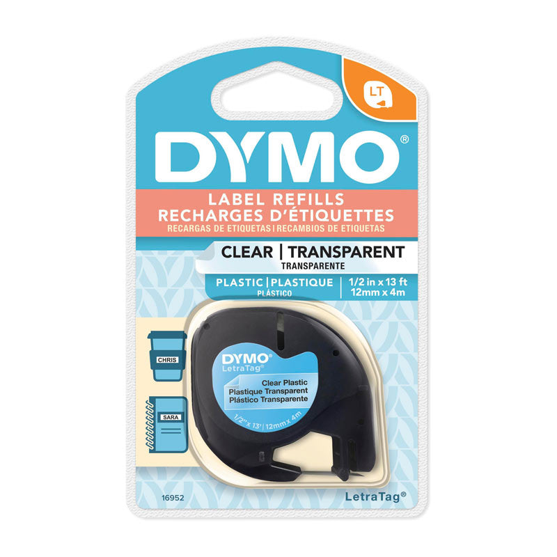 dymo-light-plastic-12mm-x-4m-clr www.mallsonline.com.au