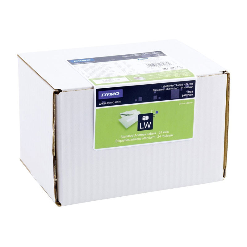 dymo-lw-address-label-28x89mm-pack-of-24 www.mallsonline.com.au