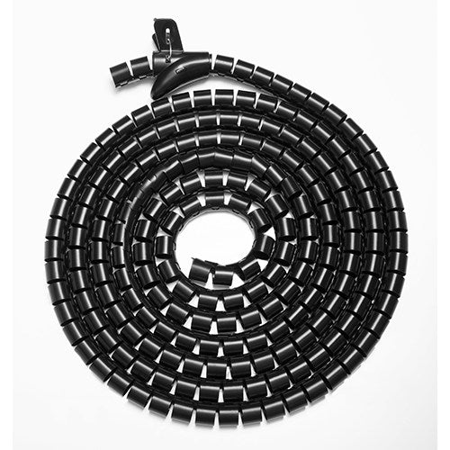 brateck-30mm-1-2-diameter-coiled-tube-cable-sleeve-material-polyethylenepe-dimensions-1000x30mm-black at www.mallsonline.com.au