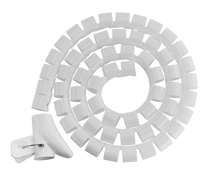 brateck-30mm-1-2-diameter-coiled-tube-cable-sleeve-material-polyethylenepe-dimensions-1000x30mm-white at www.mallsonline.com.au