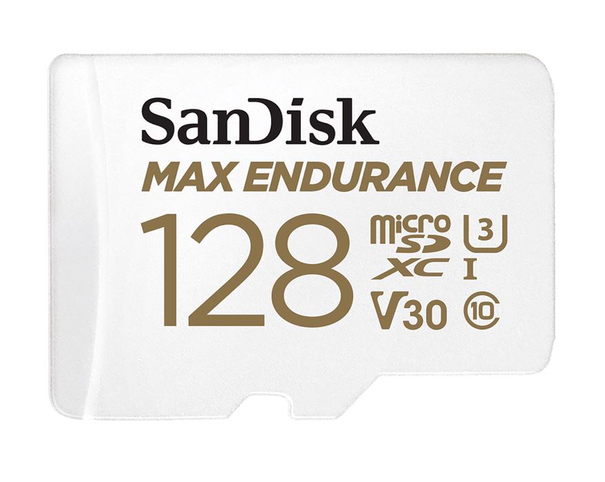 sandisk-128gb-max-high-endurance-microsdhc-card-sqqvr-60-000-hr-hrs-uhs-i-c10-u3-v30-100mb-s-r-40mb-s-w-sd-adaptor-10y www.mallsonline.com.au